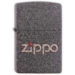 фото Зажигалка с покрытием iron stone zippo 211 snakeskin zippo logo