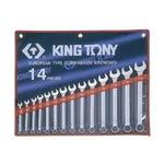 фото Набор комбинированных ключей king tony 5/16"-1-1/4" 14 предметов 1214sr