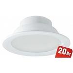 фото Светодиодный светильник точечный navigator 94 837 ndl-p1-20w-840-wh-led аналог downlight клл 2х18 4607136948372 256466