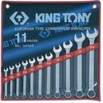 фото Набор комбинированных ключей (1/4"-15/16", 11 предметов) king tony 1211sr