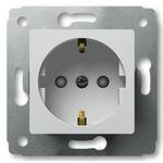 фото Розетка legrand car 773621 с/з и шторками белая