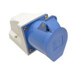фото Стационарная розетка 123 tdm 2р+ре 32а 220в ip44 sq0602-0004