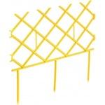 фото Декоративный забор комплект-агро палисад 19х285см, желтый ka1193y