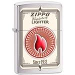 фото Зажигалка zippo classic с покрытием brushed chrome 28831