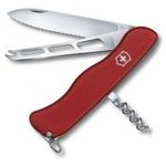 фото Швейцарский нож victorinox cheese knife 0.8833.w 111 мм, 6 функций, красный