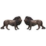 фото Фигура садовая Thermobrass  пара львов 100х45х153