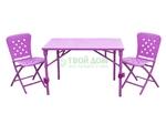 фото Комплект Nardi стол+2 стула фиолетовый (4055313000)