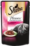 фото Корм для кошек SHEBA Pleasure Говядина и кролик 85г