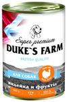 фото Корм для собак Duke's Farm индейка, фрукты, рис, шпинат 400 г