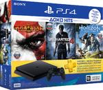 фото Игровая приставка Sony PlayStation 4 500 Gb (CUH-2108A) + HZD/GoW3/UC4/3 месяца PS Plus