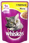 фото Корм для кошек Whiskas для кошек от 1 года, желе с курицей, 85г