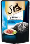 фото Корм для кошек SHEBA Pleasure Тунец и лосось 85г
