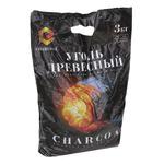 фото Уголь древесный CHARCOAL брикетированный 3 кг