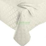 фото Скатерть Bardwil Лавровый лист 178х310 см White (BRD-7101-722-OBL-WHITE)