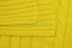 фото Плед Wonne Traum вязаный 150х210 Yellow