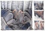 фото Подушка перья полиэстер 45x45 см (CAL200070)