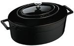 фото Кастрюля овальная Lava Black 4 л