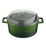 фото Кастрюля Lava Green стеклянная крышка 6.7 л