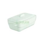 фото Форма для запекания Pyrex Wave Ceramic white Прямоугольная 16х9 см (C314A01/5046)