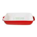 фото Форма для запекания Pyrex Wave Ceramic red Прямоугольная 30х20 см (C308B05/5044)