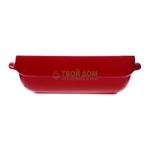 фото Форма для запекания Pyrex Wave Ceramic red Прямоугольная 17х11 см (C305B05/5044)