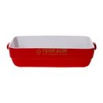 фото Форма для запекания Pyrex Wave Ceramic red Прямоугольная 25х18 см (C307B05/5044)