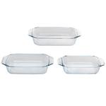 фото Набор ростеров прямоуг. Стекл. Pyrex 3предмета (912S734/6143)