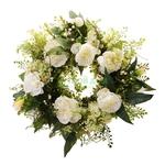 фото Венок Langer Композиция венок из пионов белая KR 16-12