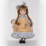 фото Кукла фарфоровая марта 30.5 см Top art studio Ws2246-ta