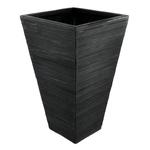 фото Горшок L&t pottery для цветов lt квадр полос черный д31