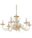 фото Люстра подвесная La Lampada Lam L 1202/6 Ivory Craquelet