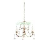 фото Люстра подвесная La Lampada Lam L 1063/3 Wb Ivory+Crystal