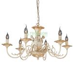 фото Люстра подвесная La Lampada Lam L 1202/6 Bronz Craquelet