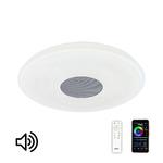 фото Люстра музыкальная с Bluetooth и пультом Citilux Light & Music хром CL703M50