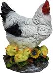 фото Фигура садовая Курица на подсолнухе н-27 Тпк полиформ