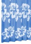 фото Штора для ванной Ridder Flowerpower синий 180x200 см