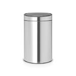 фото Бак мусорный 40л матовый Brabantia touch bin 114809