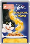 фото Корм для кошек FELIX Sensation Лосось в желе с добавлением трески 85г