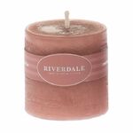 фото Свеча pillar ant. Rose 5х5см Riverdale