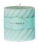 фото Свеча swirl цв мор волны 10х10см Riverdale