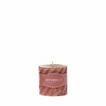 фото Свеча swirl ant. Rose 7.5х7.5см Riverdale