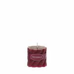 фото Свеча swirl burgundy 5х5см Riverdale