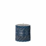 фото Свеча swirl midnight blue 10х10см Riverdale