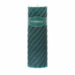фото Свеча swirl изумруд 7.5х23см Riverdale
