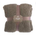 фото Плед покрывало 200х220 кофе Goldtex chenille СН05