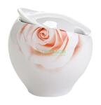 фото Сахарница Porcelaine czech gh Сахарница 230мл роза (QU E680 SUG023)