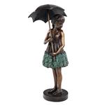 фото Фигура садовая Thermobrass  девочка с зонтом 45х20х18