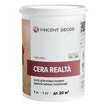 фото Воск для декоративных покрытий глянцевый Vincent Decor Cera Realta 1 л