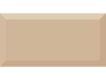 фото Плитка Absolut Keramika Monocolor Biselado Beige Brillo 10x20 см