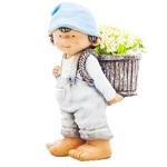 фото Фигура садовая Мальчик-кашпо н-46 Тпк полиформ